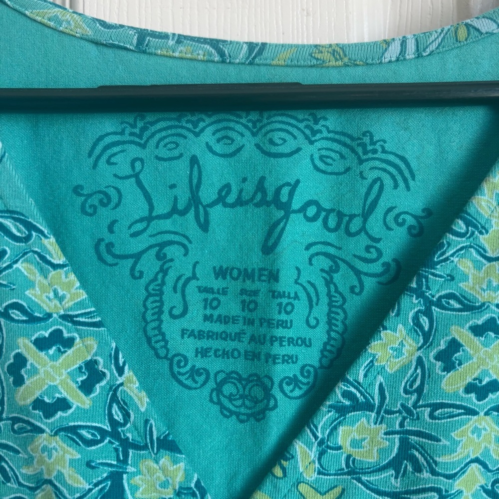 Life Is Good Faux Wrap Sundress - Picture 3 of 8